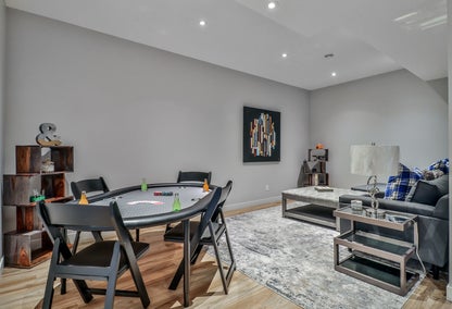 Living area in a Peaks of Grassi home